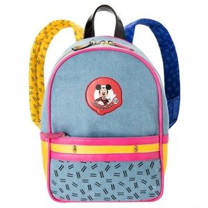 Disney x Danielle Nicole denim Mickey backpack
